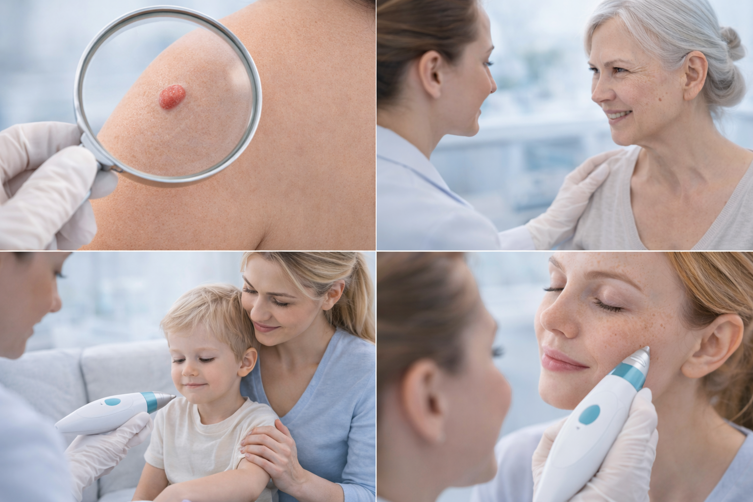 Illustration representing a clear and considered approach to skin care